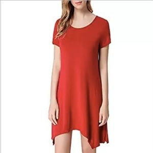 Women's Casual Swing Loose Fit Tunic Dress
